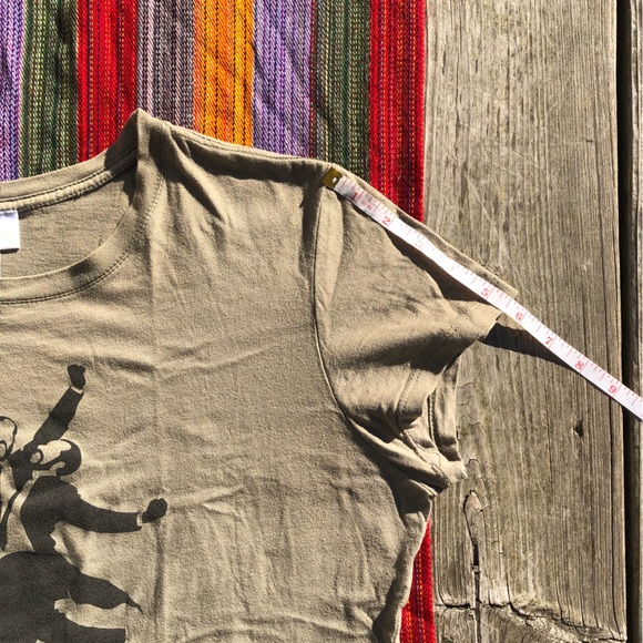 XXL Archer Army Green 100% Cotton Tee - Picture 8 of 10